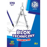 Technischer Block A3 10 Blatt 170g Astrapap